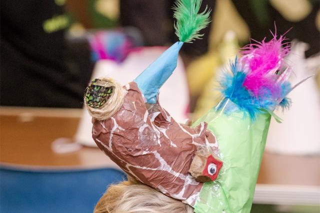 Recycled Rhino Hat Craft