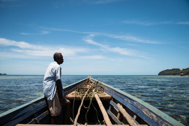 Local fisherman, Nosy Hara Marine National Park, Madagascar.