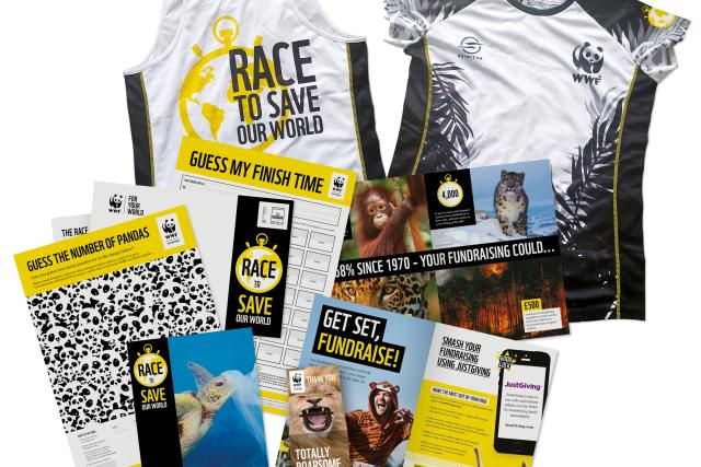 Content of a fundraising and race packs