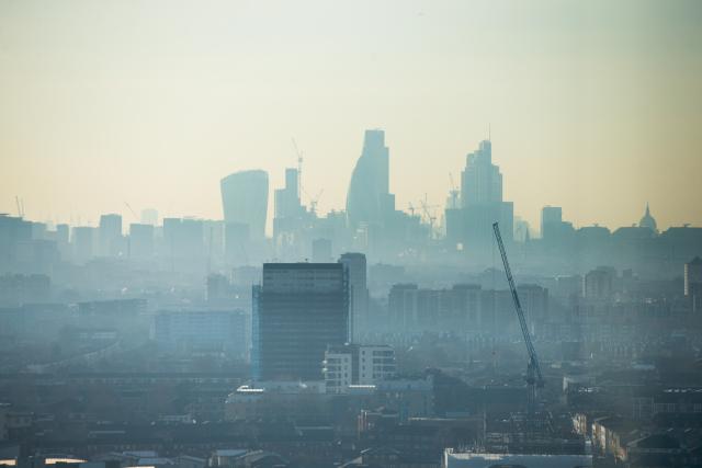 Smog over London