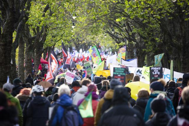 Protesting for COP26