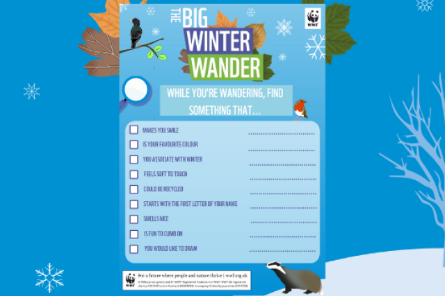 The Big Winter Wander Scavenger Hunt