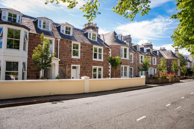 Row of houses in Inverness