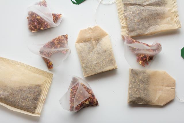 Different types of tea bags
