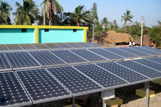 Solar panels in India