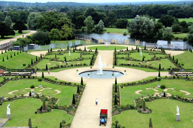 Hampton Court Palace Grounds View