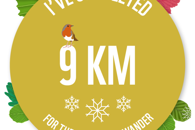 BWW 9KM tracker badge