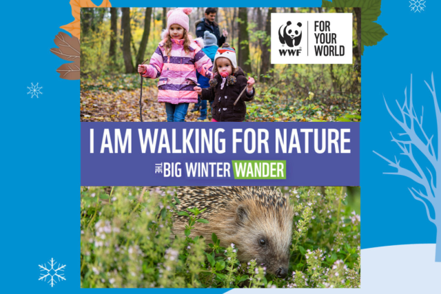 Sponsor Me Poster 2 - UK wildlife and walkers