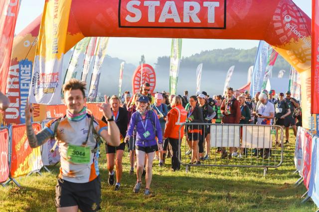 Kent Downs Trekkers at the Start Line 