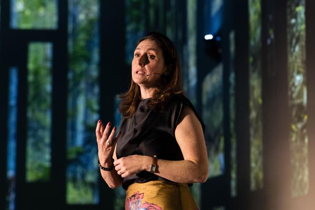 Tanya Steele at the state of the planet address 2023