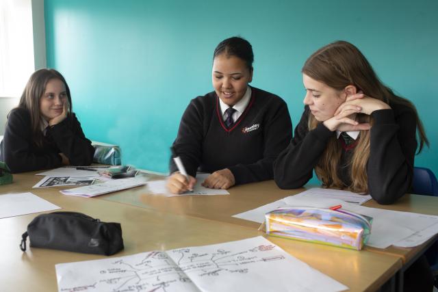 Students doing Sustainable Futures course