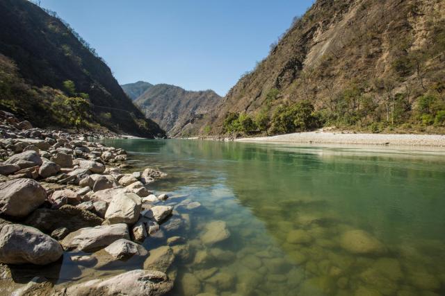 River Ganga, near Rishikesh, India