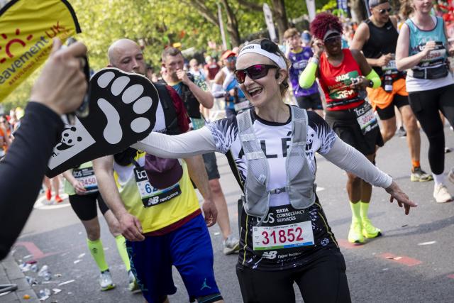 WWF Runners at the 2025 London Marathon