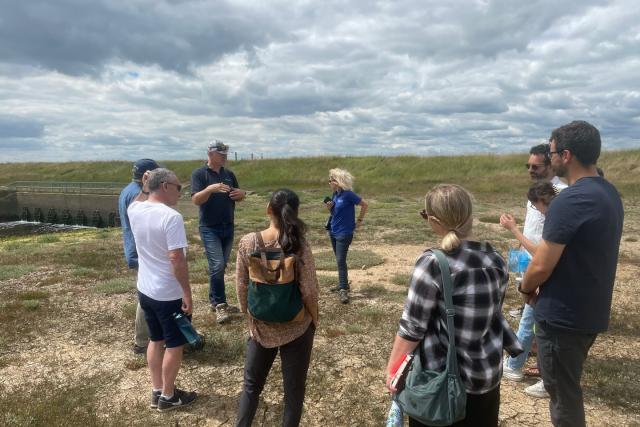 Saltmarsh trip with WWF members
