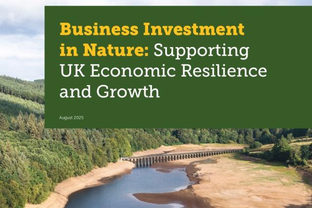 WWF-GFI Business Investment in Nature report cover