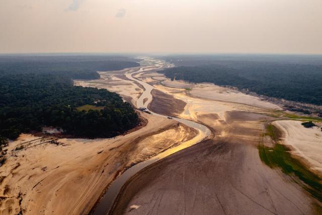 Negro river drought Amazon