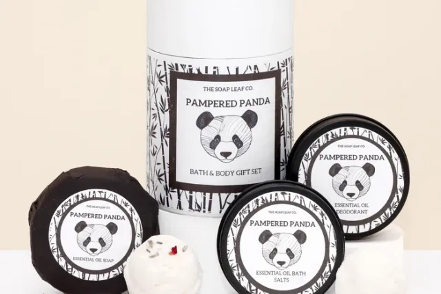 Pampered Panda Bath & Body Gift Set