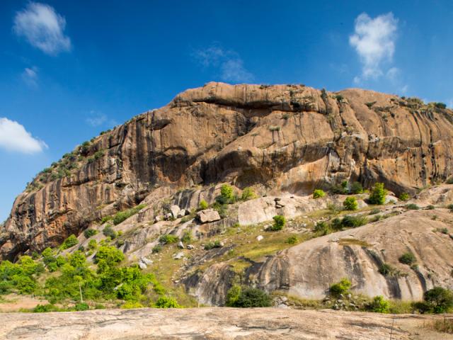 A Granite peak in the Western ghats near Bangalore