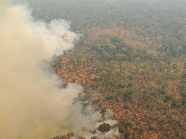 Amazon fires still raging