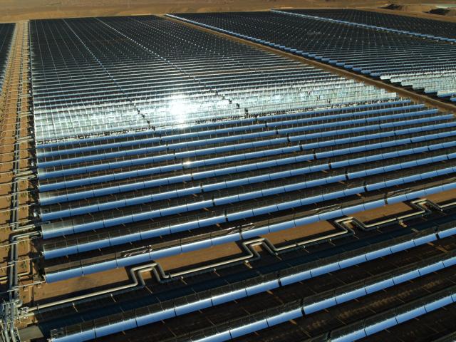 Solar farm in Morocco