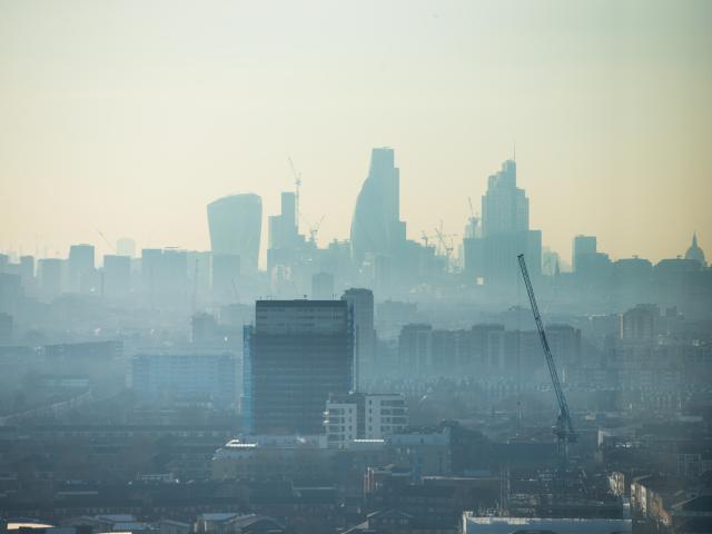 Smog over London