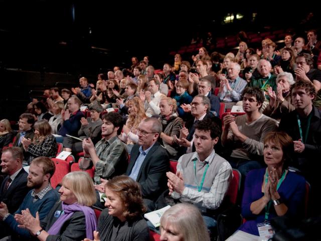 Audience at the 2010 WWF Living Planet report launch
