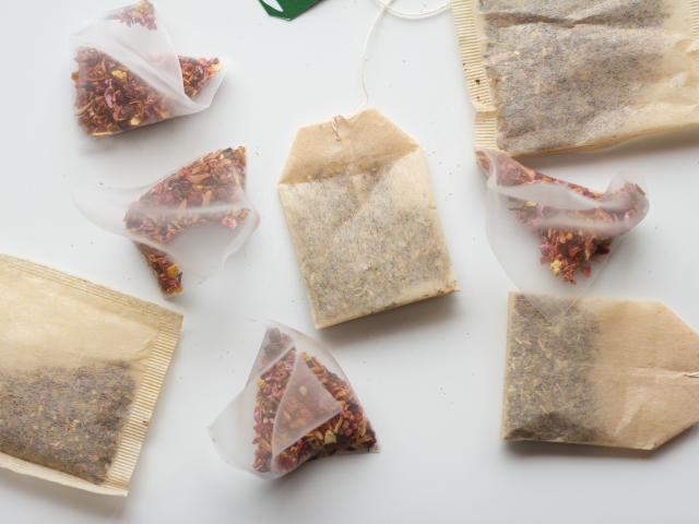 Different types of tea bags