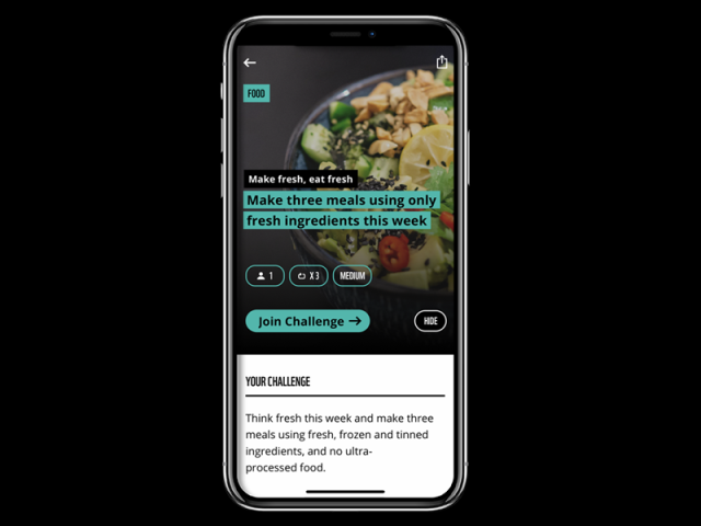 My Footprint App - Challenge