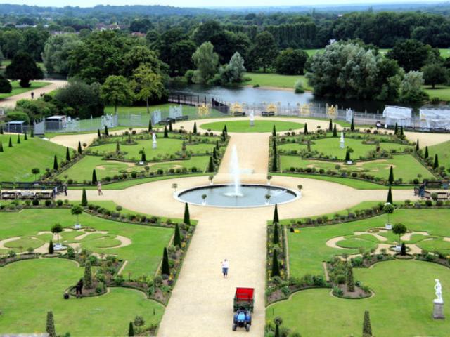 Hampton Court Palace Grounds View