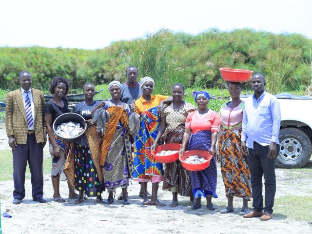 VIFAFIO + community members - value chain training at Kuruya village