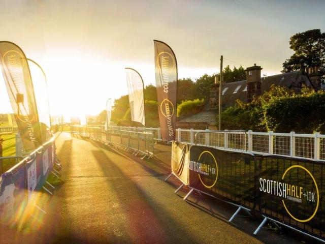 Scottish Half Marathon route 