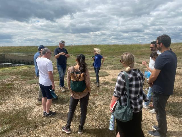 Saltmarsh trip with WWF members