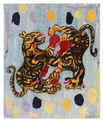 Peter Doig Tiger Fight, 2022