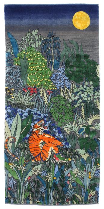 Raqib Shaw Ode to the Tigers of Bandhavgarh, 2018-2019