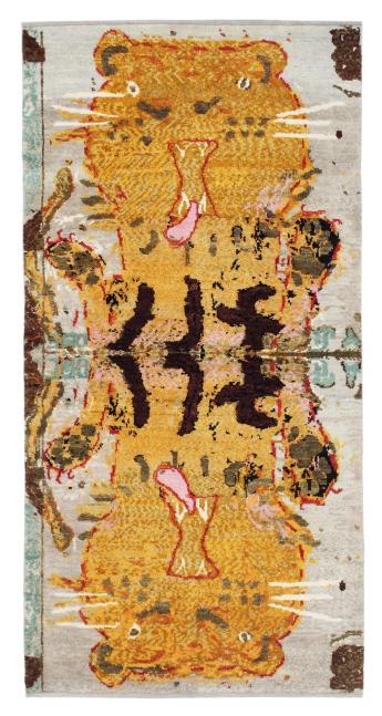 Rose Wylie Tiger, Tiger, 2018-2019