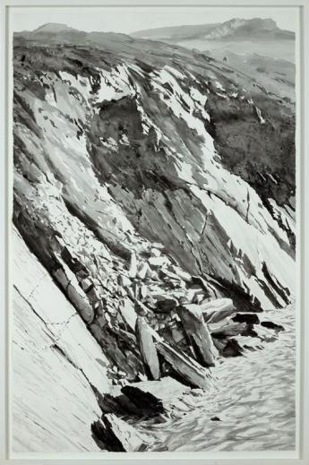 Rock Fall, Porthstinian, 2025