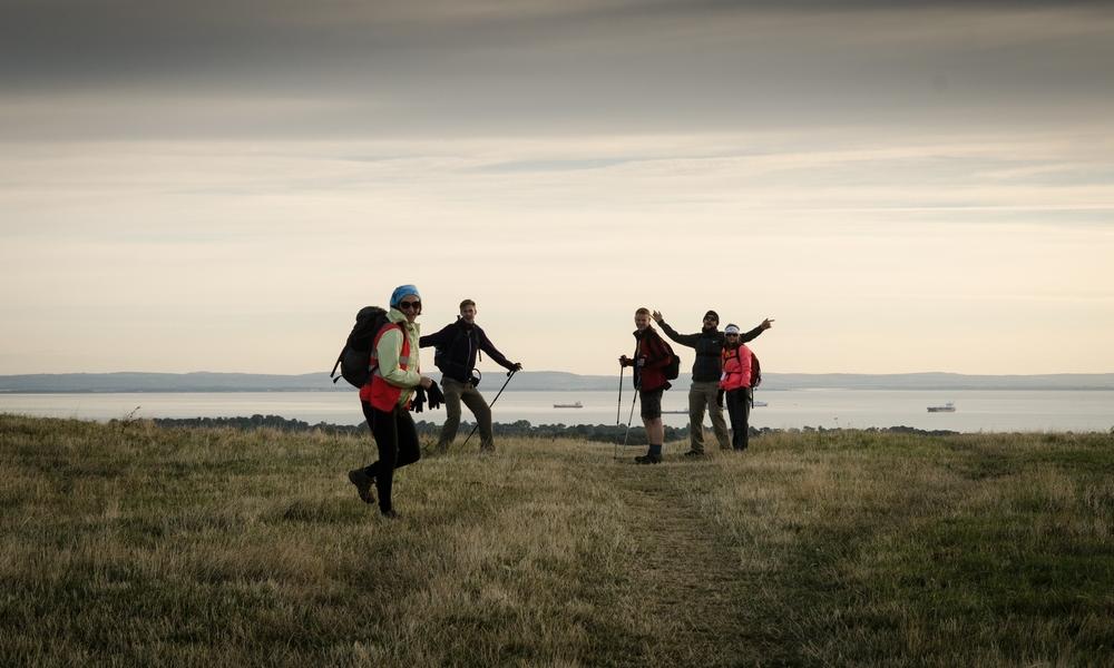 South Coast Challenge walkers