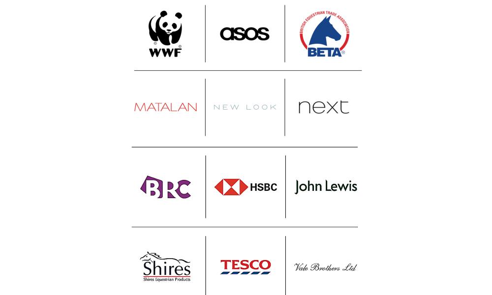 Leather buyer platform company logos