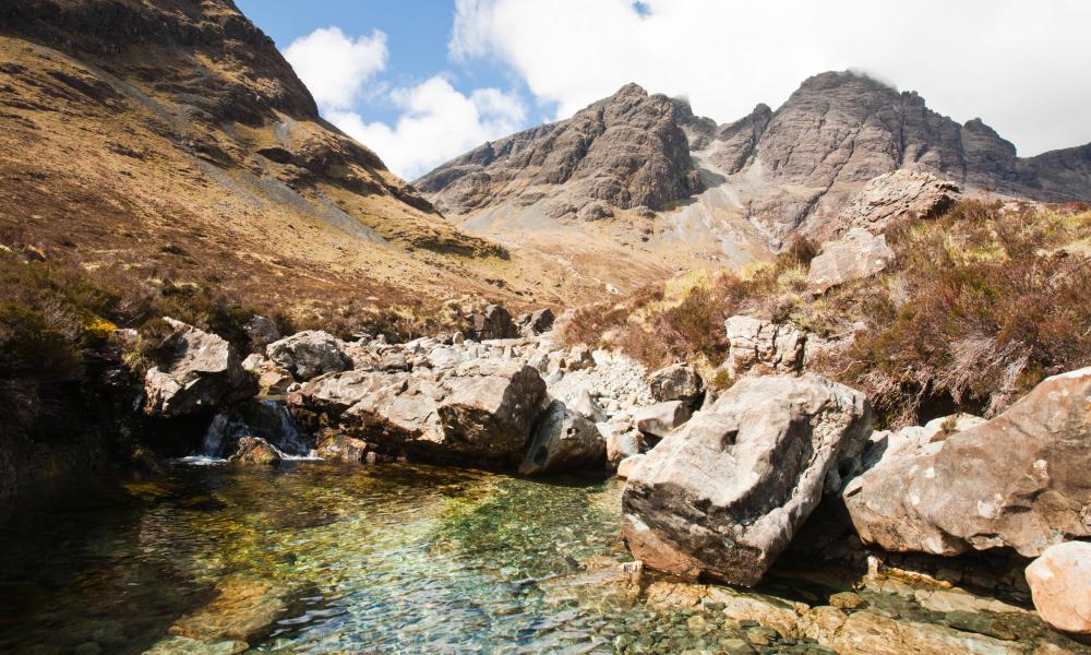 Blaven an outlier of the Cuillin Ridge on the Isle of Skye, Scotland, UK.