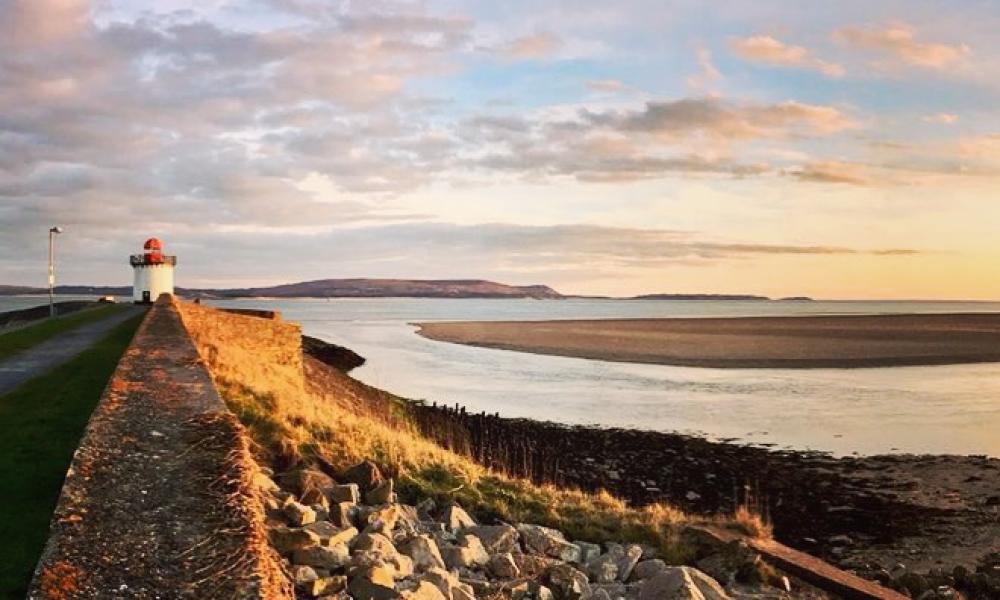 Burry Port harbour Wales