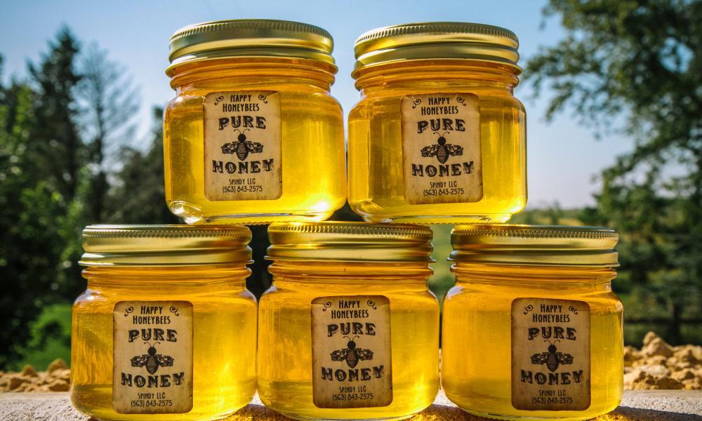 Jars of honey