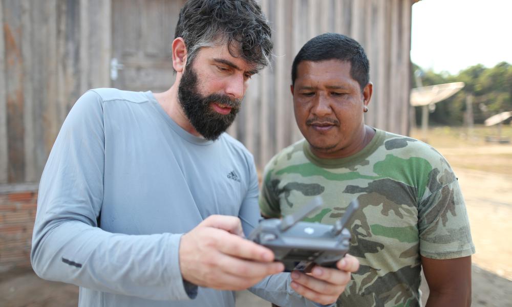The WWF-Brasil Conservation Analyst Henrique Santiago