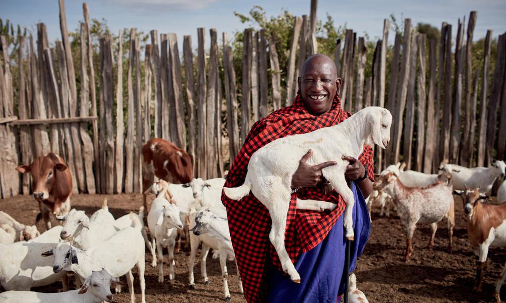 Joseph, 55, a Maasai pastoralist Narok County, Kenya.