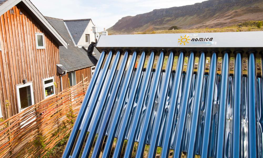 The Isle of Eigg off Scotland's west coast, shows the way forward to a renewable future.