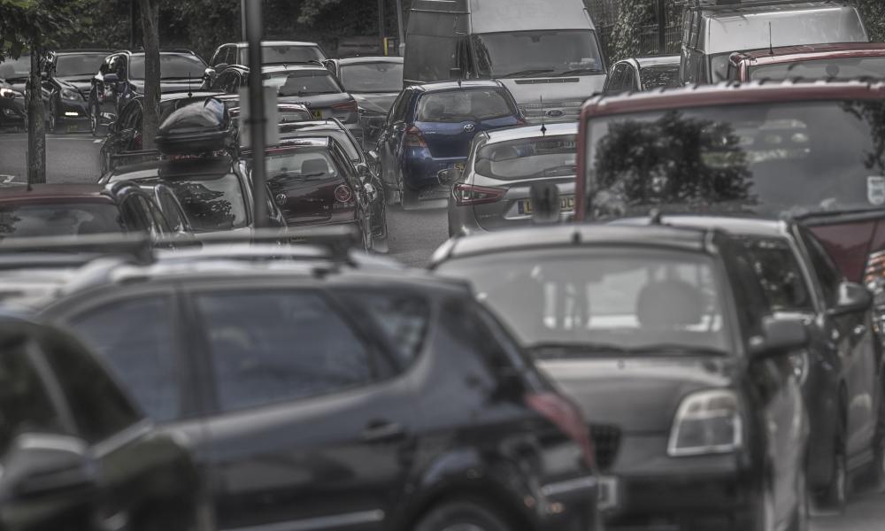 Heavy congestion on the South Circular road