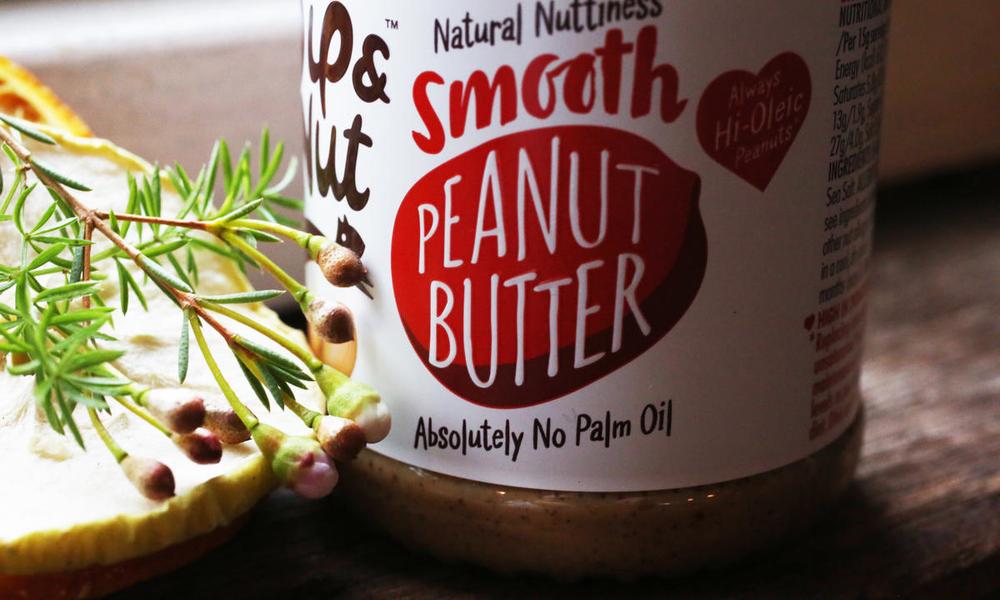 Peanut butter made from "absolutely no palm oil"