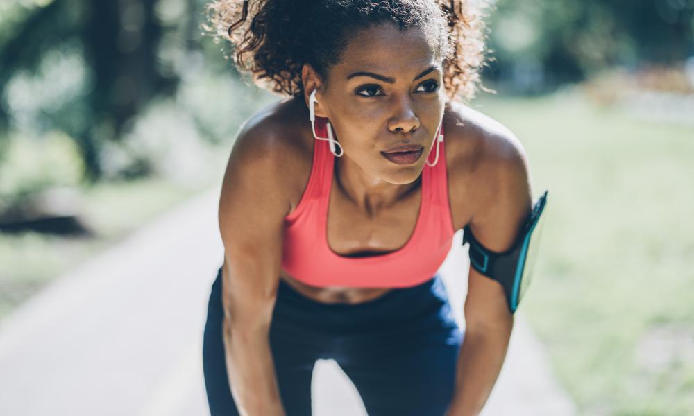 Woman running