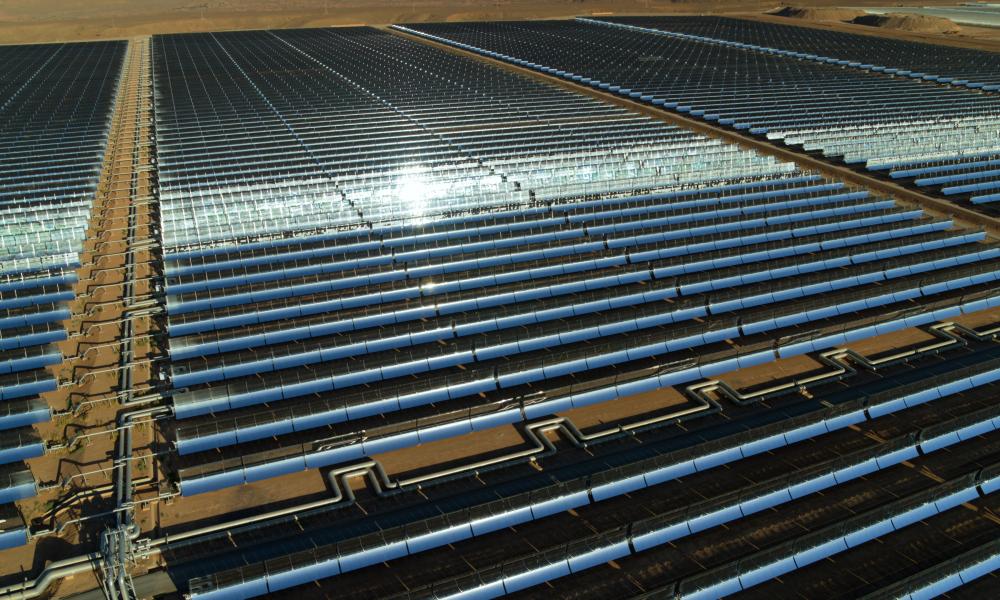 Solar farm in Morocco