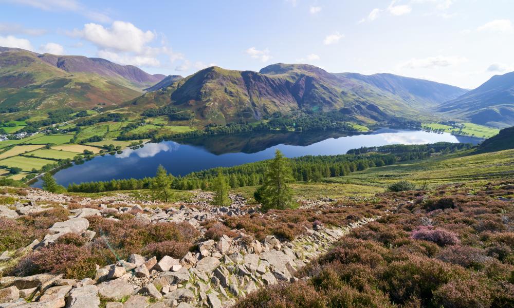Lake District landscape view