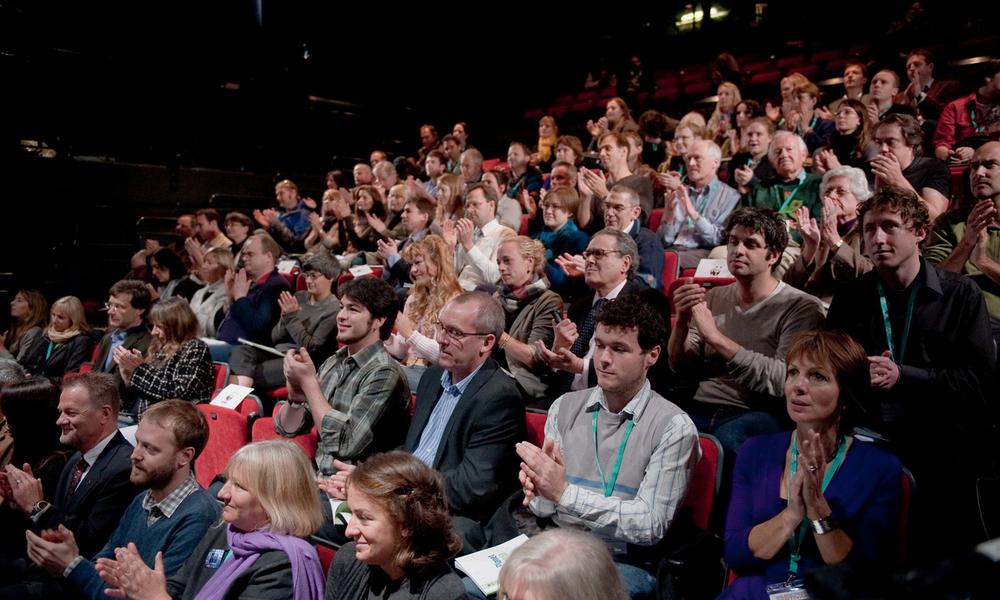 Audience at the 2010 WWF Living Planet report launch